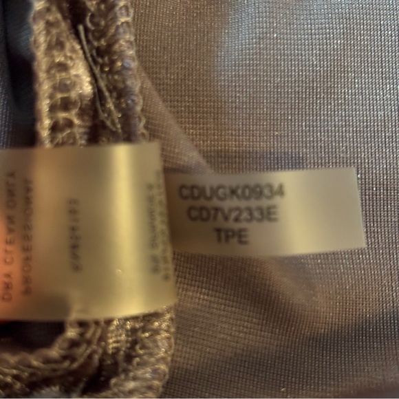 Calvin Klein Copper Brown Velvet Sheath Dress 3/4 Bell Sleeve Dress Size 12 - Picture 7 of 9